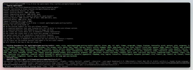 Game Porting Toolkit 安装教程